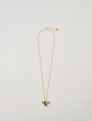 Maje Chain Necklace Gull | Norge_M66976