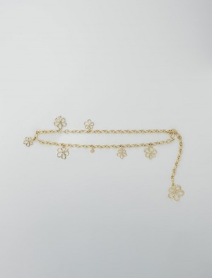 Maje Chain With Flowers Gull | Norge_M42996